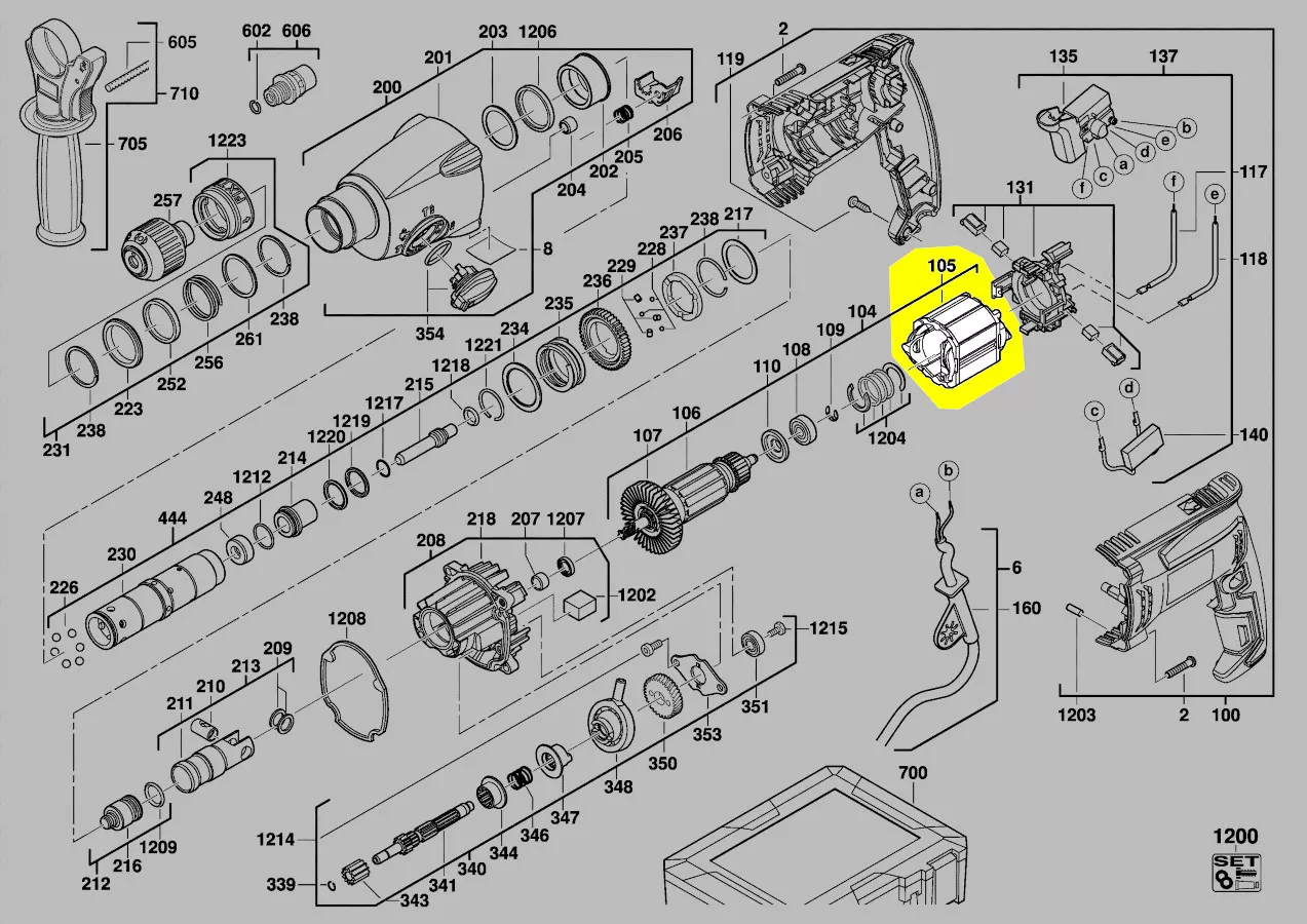 stator réf. 4931454079 AEG